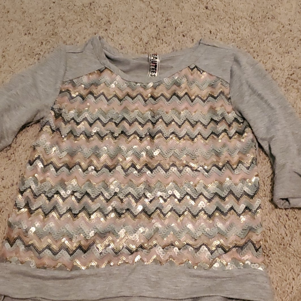 Sequined sweater